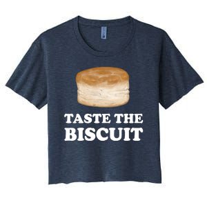 Taste The Biscuit Women's Crop Top Tee