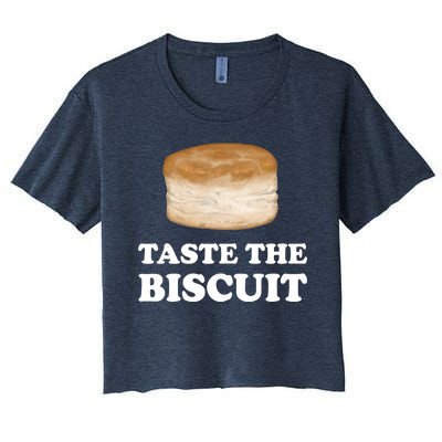 Taste The Biscuit Women's Crop Top Tee