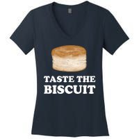 Taste The Biscuit Women's V-Neck T-Shirt