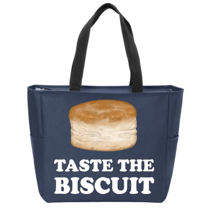 Taste The Biscuit Zip Tote Bag
