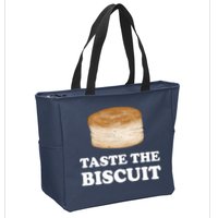 Taste The Biscuit Zip Tote Bag