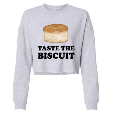 Taste The Biscuit Cropped Pullover Crew