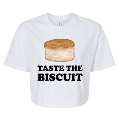 Taste The Biscuit Bella+Canvas Jersey Crop Tee