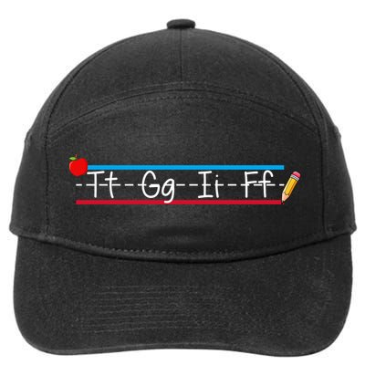 TGIF Teacher Back To School 7-Panel Snapback Hat