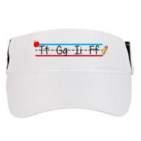 TGIF Teacher Back To School Adult Drive Performance Visor