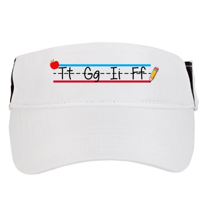 TGIF Teacher Back To School Adult Drive Performance Visor