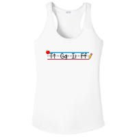 TGIF Teacher Back To School Ladies PosiCharge Competitor Racerback Tank