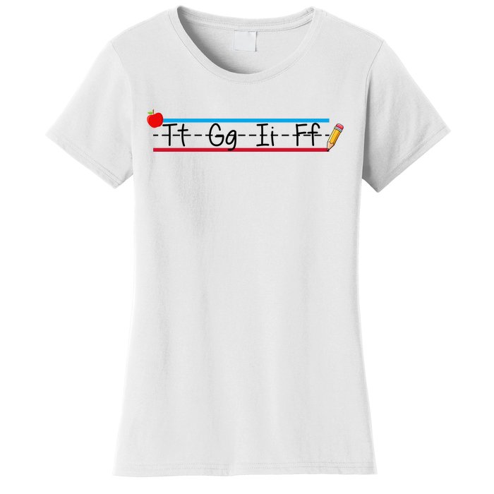 TGIF Teacher Back To School Women's T-Shirt