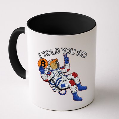 Thanks Trump Bitcoin I Told You So Joke Investment Squad Mug