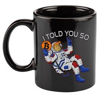 Thanks Trump Bitcoin I Told You So Joke Investment Squad 11oz C Handle Ceramic Mug