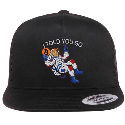 Thanks Trump Bitcoin I Told You So Joke Investment Squad Flatbill Hat