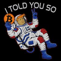 Thanks Trump Bitcoin I Told You So Joke Investment Squad 16 in Basic Backpack