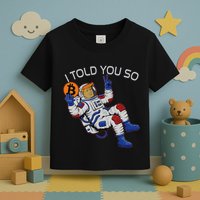 Thanks Trump Bitcoin I Told You So Joke Investment Squad Toddler T-Shirt