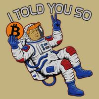 Thanks Trump Bitcoin I Told You So Joke Investment Squad Cooling Performance Long Sleeve Crew