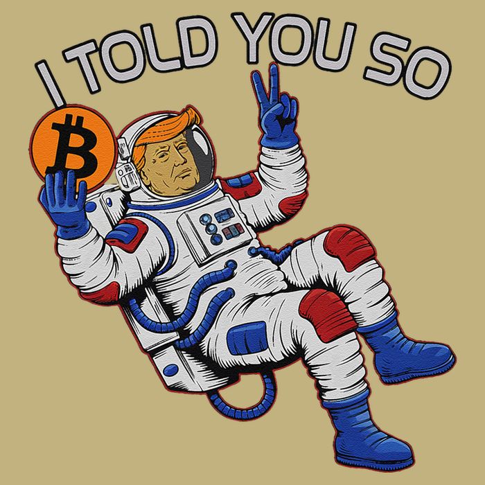 Thanks Trump Bitcoin I Told You So Joke Investment Squad Cooling Performance Long Sleeve Crew