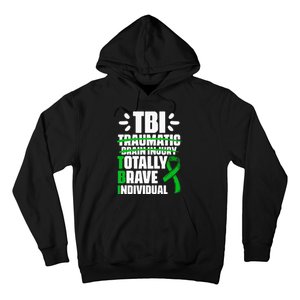 TBI Totally Brave Individual Traumatic Brain Injury Survivor Hoodie