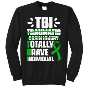 TBI Totally Brave Individual Traumatic Brain Injury Survivor Sweatshirt