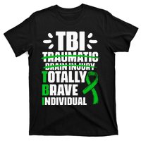 TBI Totally Brave Individual Traumatic Brain Injury Survivor T-Shirt