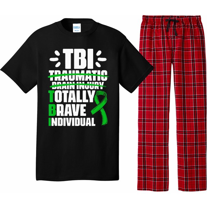 TBI Totally Brave Individual Traumatic Brain Injury Survivor Pajama Set