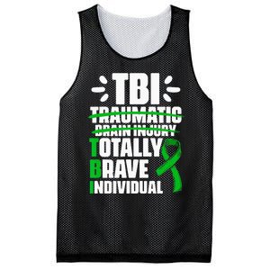 TBI Totally Brave Individual Traumatic Brain Injury Survivor Mesh Reversible Basketball Jersey Tank