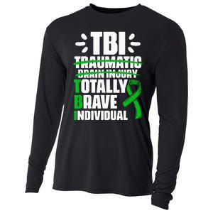 TBI Totally Brave Individual Traumatic Brain Injury Survivor Cooling Performance Long Sleeve Crew