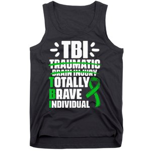 TBI Totally Brave Individual Traumatic Brain Injury Survivor Tank Top