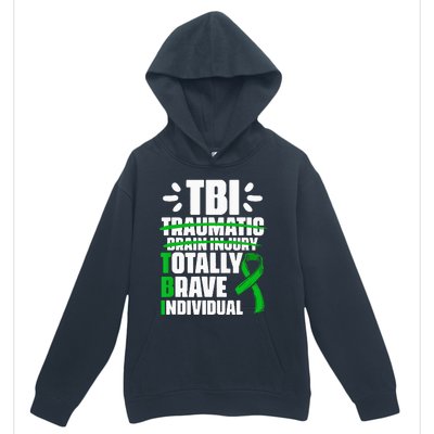 TBI Totally Brave Individual Traumatic Brain Injury Survivor Urban Pullover Hoodie