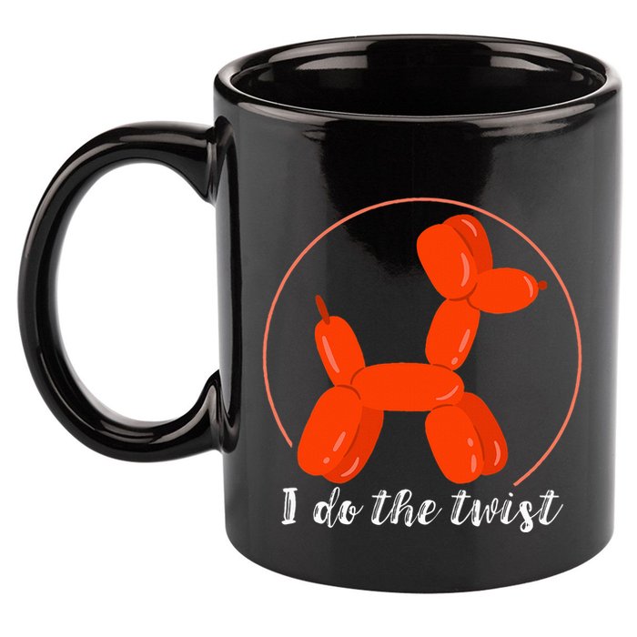 The Twist Balloon Twisting Balloon Animal Balloon Artist 11oz C Handle Ceramic Mug