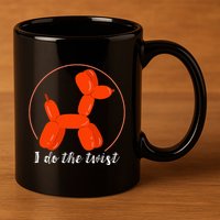 The Twist Balloon Twisting Balloon Animal Balloon Artist 11oz C Handle Ceramic Mug