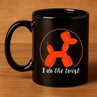 The Twist Balloon Twisting Balloon Animal Balloon Artist 11oz C Handle Ceramic Mug