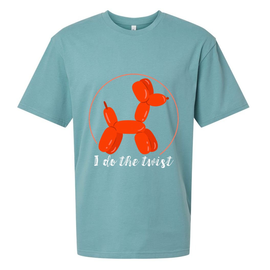 The Twist Balloon Twisting Balloon Animal Balloon Artist Sueded Cloud Jersey T-Shirt