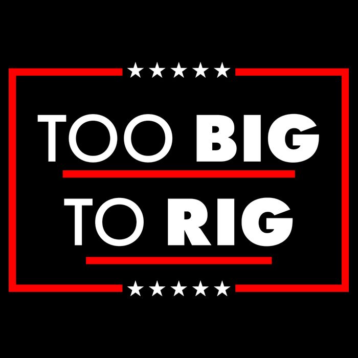Trump Too Big To Rig Zip Tote Bag