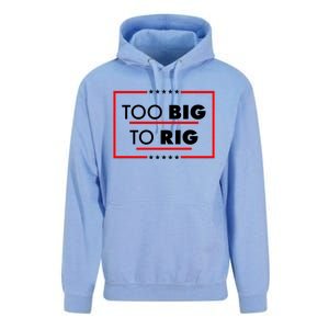 Trump Too Big To Rig Unisex Surf Hoodie