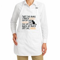 Twist The Bones Gift For Halloween Funny Cat Apron
