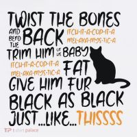 Twist The Bones Gift For Halloween Funny Cat Visor