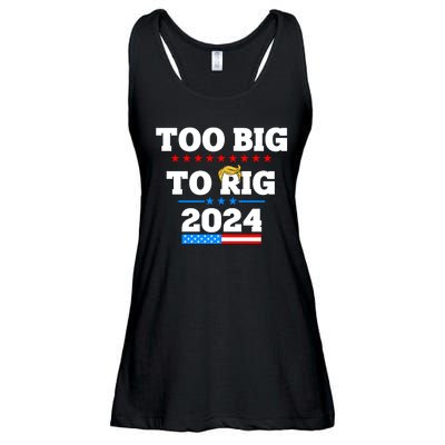 Trump Too Big To Rig 2024 Ladies Essential Flowy Tank