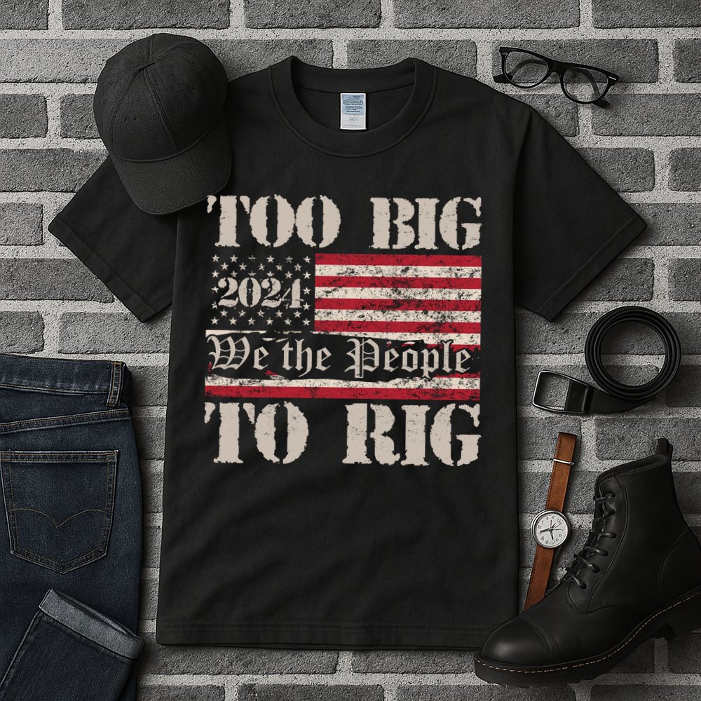 Trump Too Big To Rig We The People Tall T-Shirt