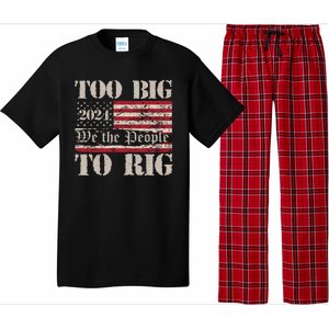 Trump Too Big To Rig We The People Pajama Set