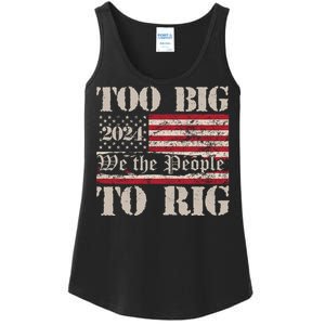 Trump Too Big To Rig We The People Ladies Essential Tank