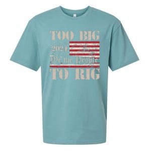 Trump Too Big To Rig We The People Sueded Cloud Jersey T-Shirt