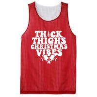 Thick Thighs Christmas Vibes Mesh Reversible Basketball Jersey Tank