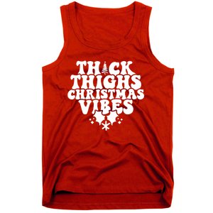 Thick Thighs Christmas Vibes Tank Top