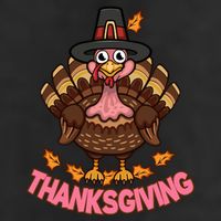 Thanksgiving Turkey Cute Holiday Cool Comfort Performance Bucket Hat