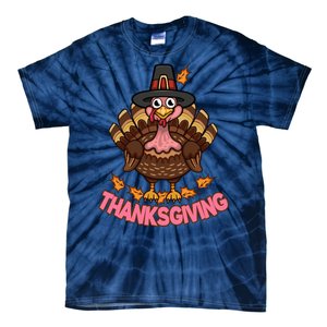 Thanksgiving Turkey Cute Holiday Tie-Dye T-Shirt