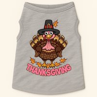 Thanksgiving Turkey Cute Holiday Doggie Tank