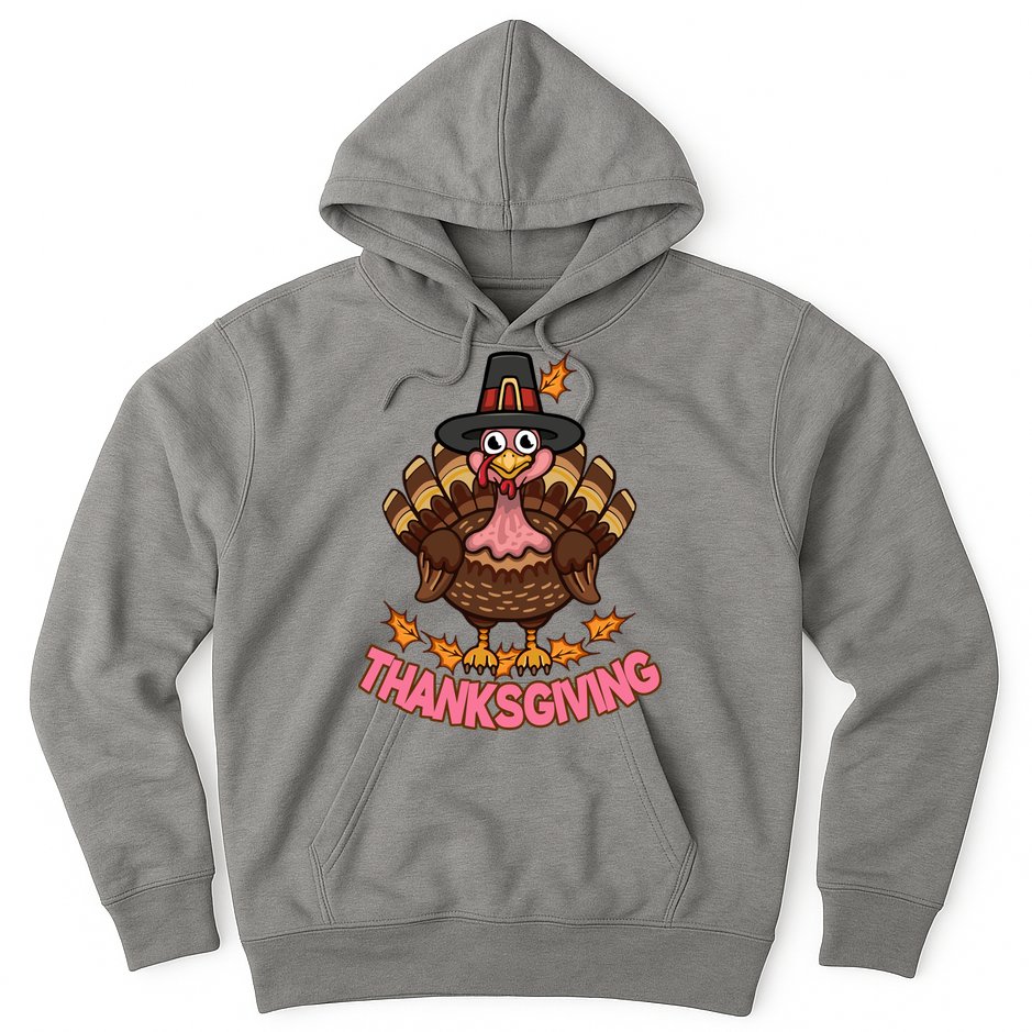 Thanksgiving Turkey Cute Holiday Hoodie