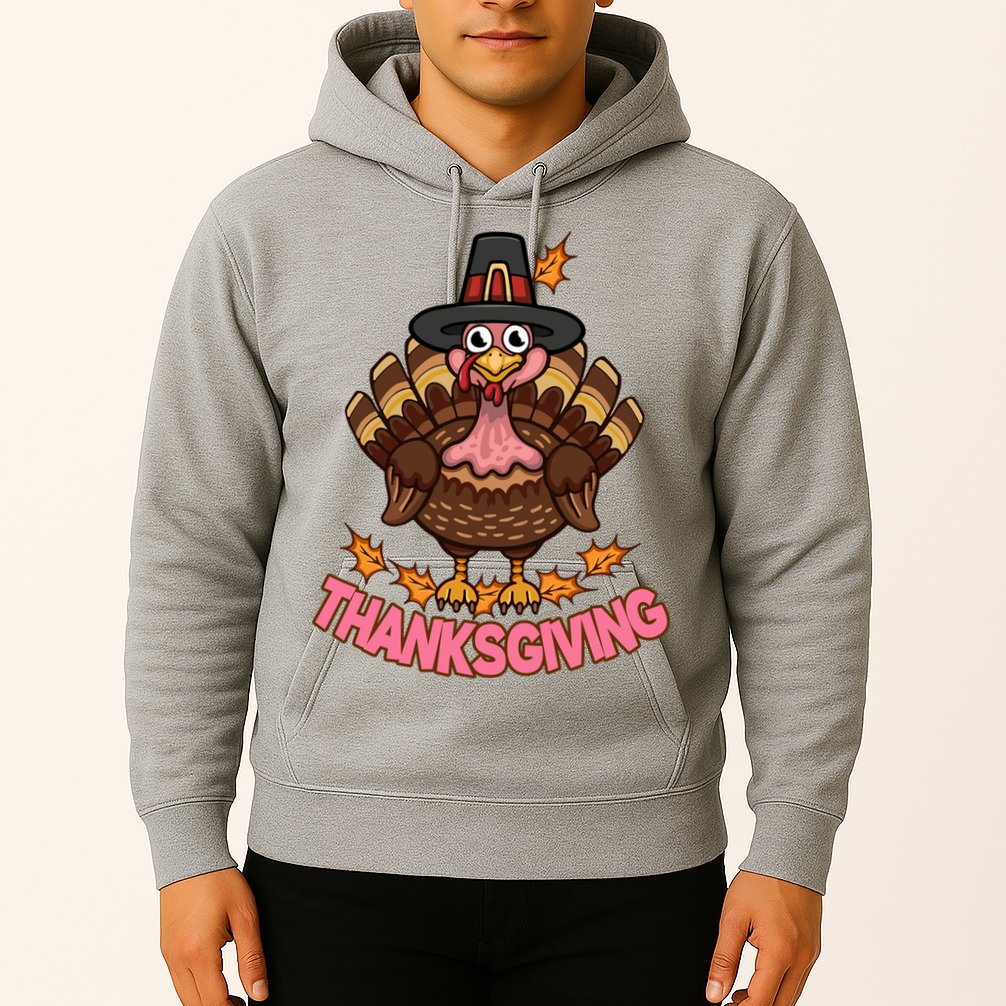 Thanksgiving Turkey Cute Holiday Hoodie