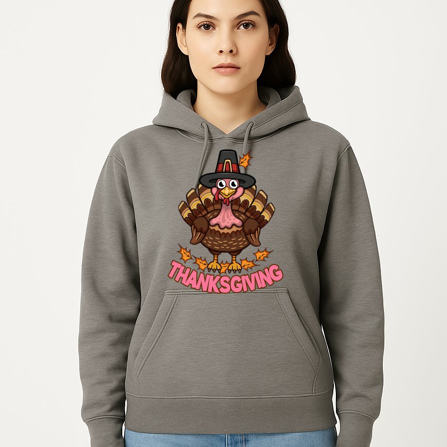 Thanksgiving Turkey Cute Holiday Hoodie