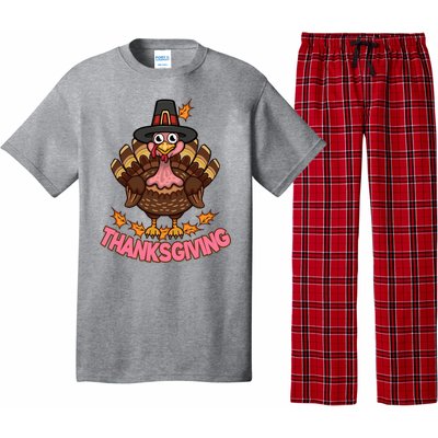 Thanksgiving Turkey Cute Holiday Pajama Set