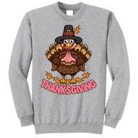 Thanksgiving Turkey Cute Holiday Tall Sweatshirt